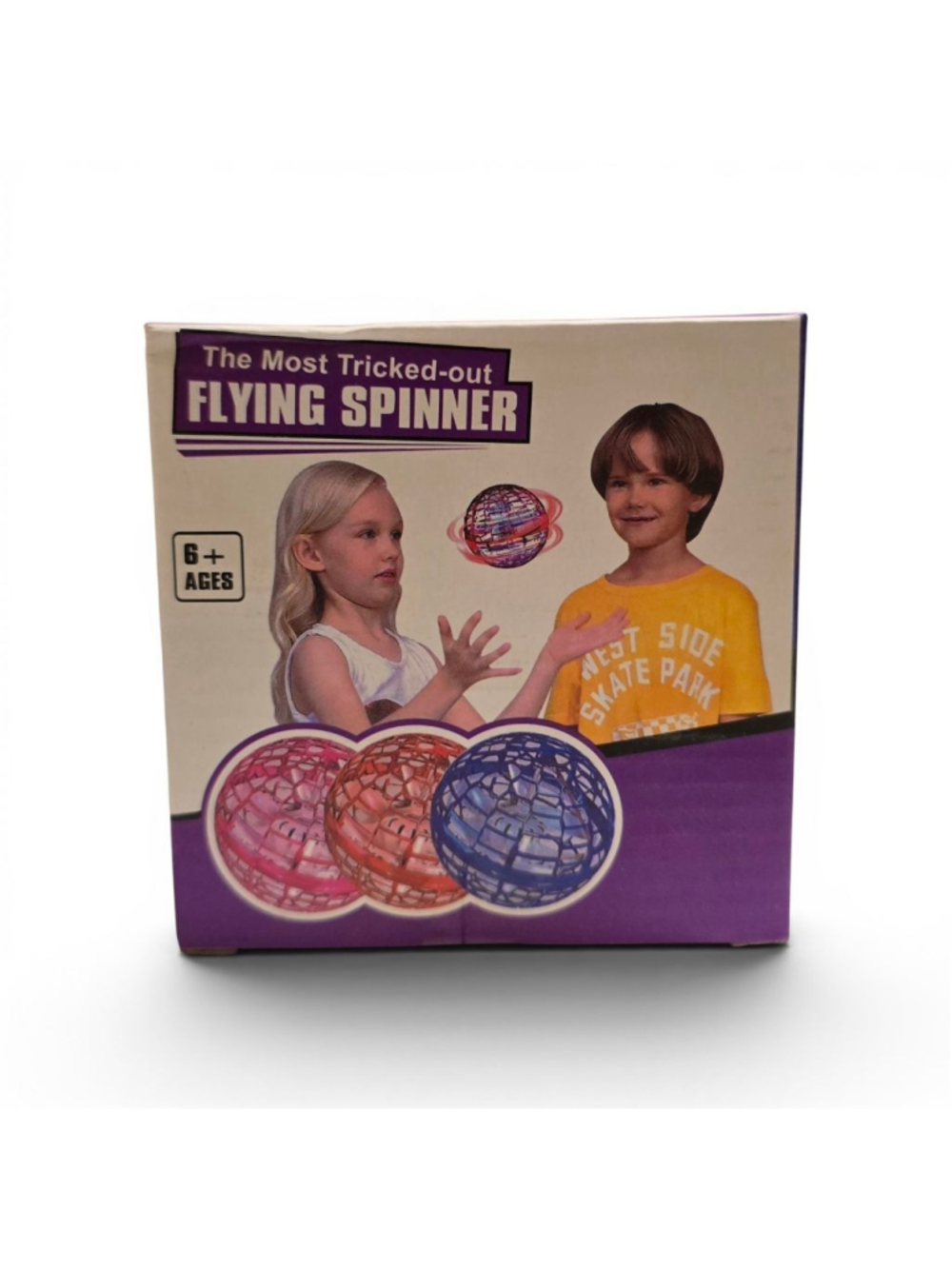 NWT Unbranded‎ Learning Toy Flying Spinner Blue